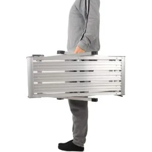 Escalera de plataforma de trabajo plataforma de aluminio_5