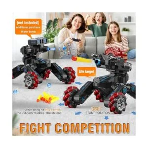 BIWASE Autos de control remoto con balas suaves bomba de_2