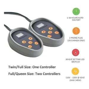 Beautyrest Manta eléctrica de lujo de microforro polar_3