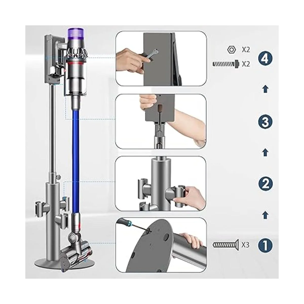 Soporte al vacío de altura ajustable soporte de_5