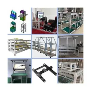 4 perfiles de extrusión de aluminio 4040 con ranura en V_4