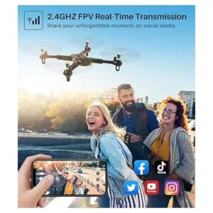 Mini dron plegable para adultos con cámara FPV de 1080P_3