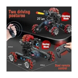 BIWASE Autos de control remoto con balas suaves bomba de_4