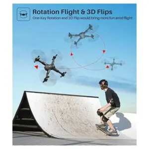 Mini dron plegable para adultos con cámara FPV de 1080P_4