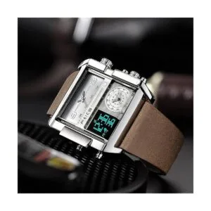 FEICE Reloj deportivo digital LED cuadrado analógico de_4