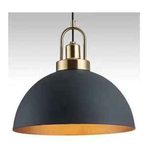 Lámpara colgante vintage de 13.58 pulgadas cúpula rústica_1