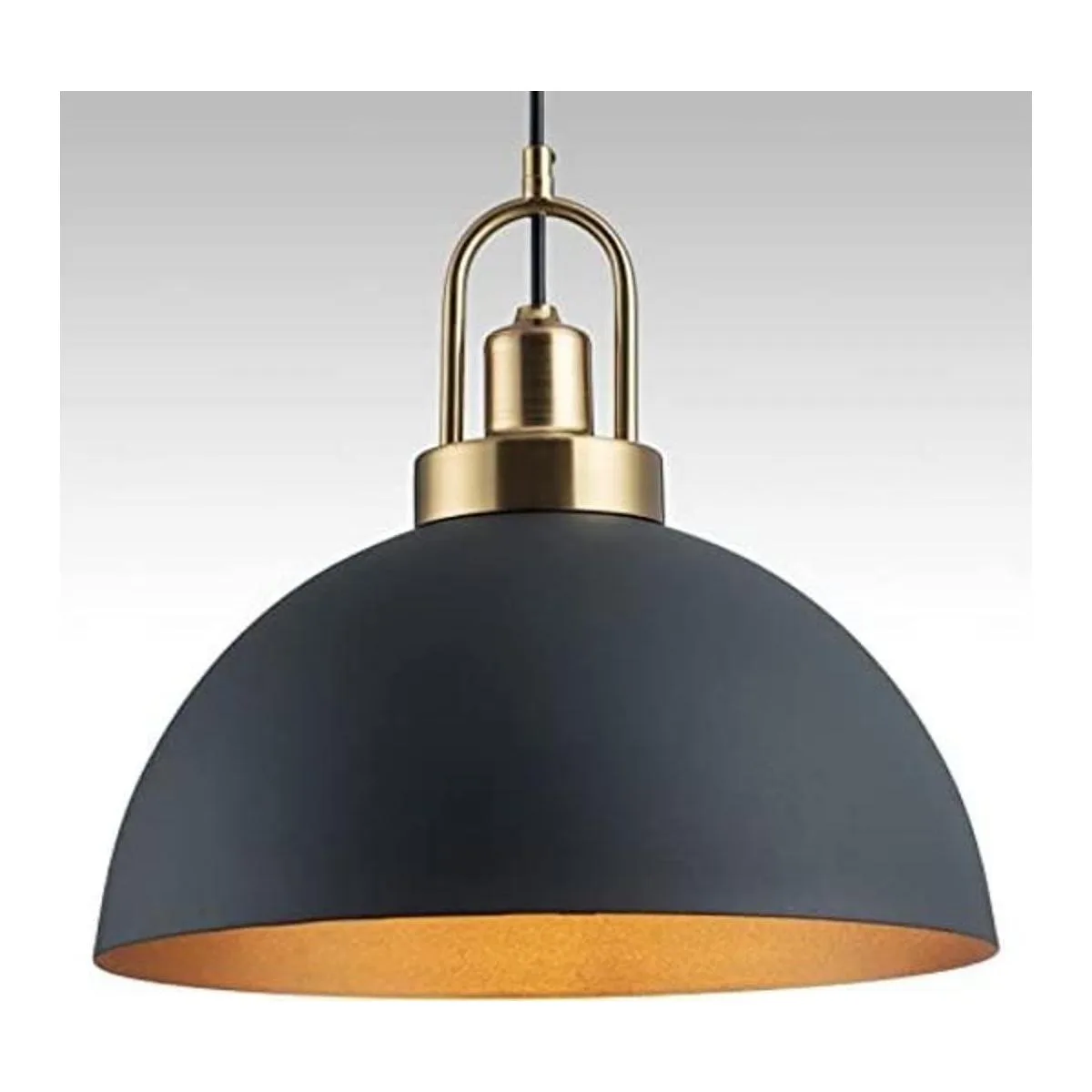 Lámpara colgante vintage de 13.58 pulgadas cúpula rústica_1