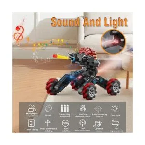 BIWASE Autos de control remoto con balas suaves bomba de_5