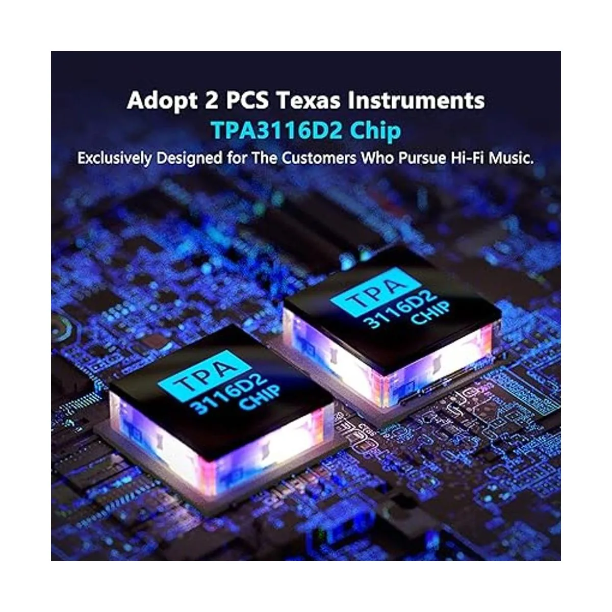 Fosi Audio BT20A Bluetooth 5.0 Audio estéreo 2 canales_4