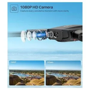 Mini dron plegable para adultos con cámara FPV de 1080P_2