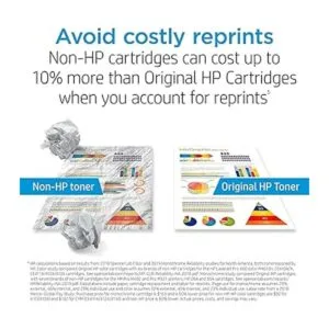 Cartucho de tóner amarillo original HP 126A Funciona con_4