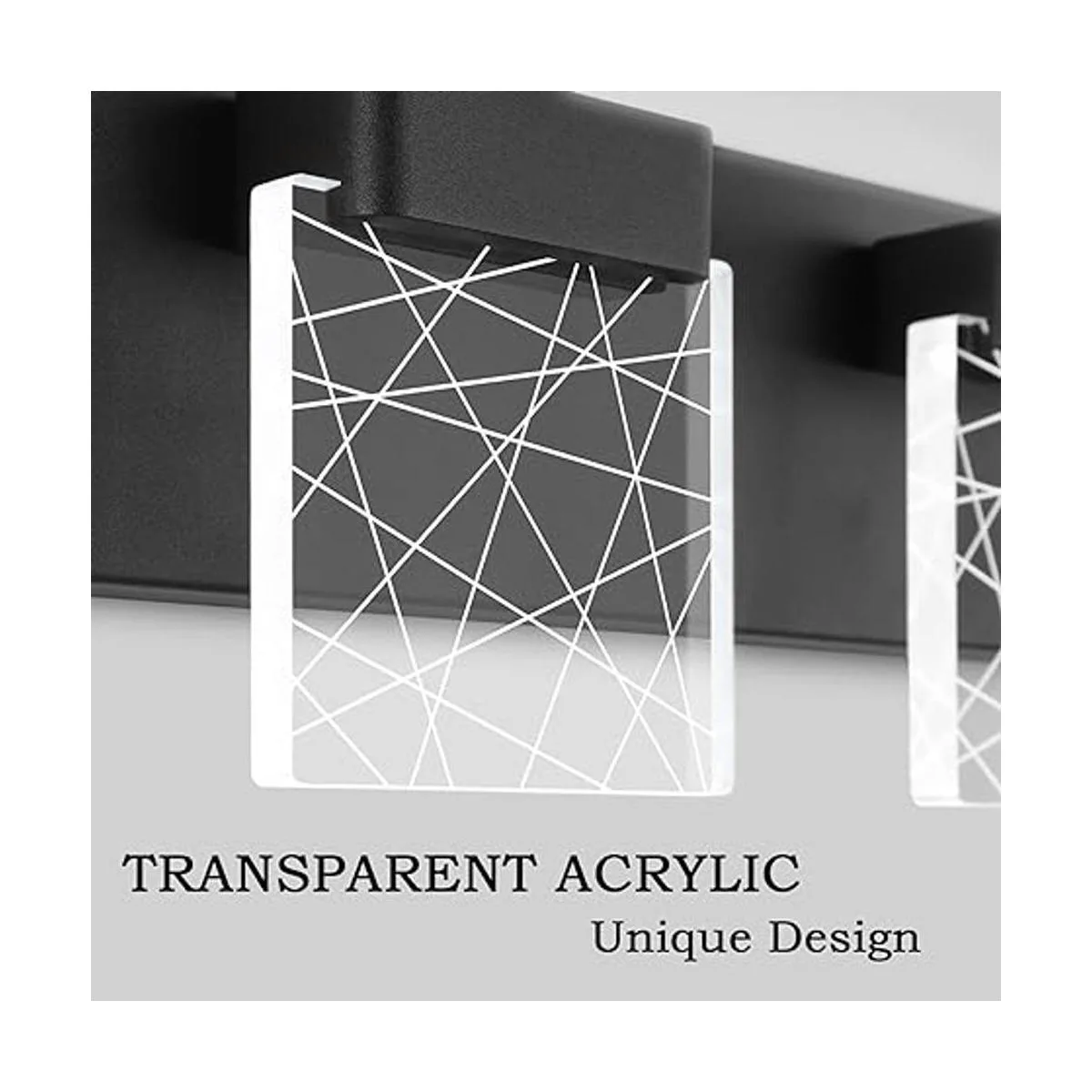 Aipsun Lámparas de baño negras modernas modernas lámparas_7