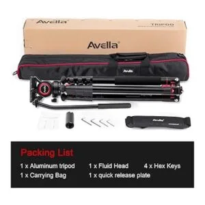 Trípode de video Avella A154P Trípode de cámara de video_7