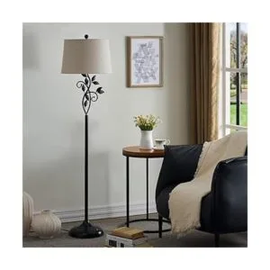 Maxax Lámpara de pie tradicional luz de lectura con_6