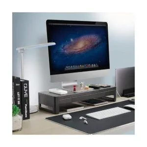 Meatanty Soporte elevador de monitor 2 en 1 con 2 cajones_7