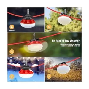 Cadena de luces LED de 100 pies 100 W 10000 lm grado_5