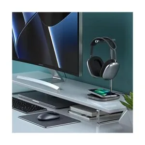 Satechi Soporte para auriculares 2 en 1 con cargador_5