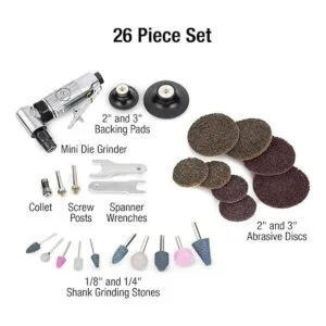 SUNEX TOOLS SX264K kit de molinillo de aire de ángulo_2