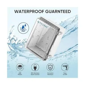 TICONN Caja de conexiones eléctrica impermeable IP67 de_2