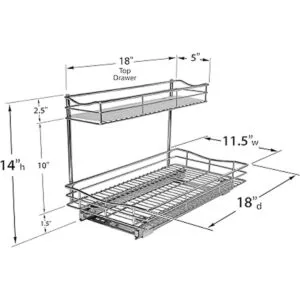 LYNK PROFESSIONAL Organizador de gabinete deslizante para_5