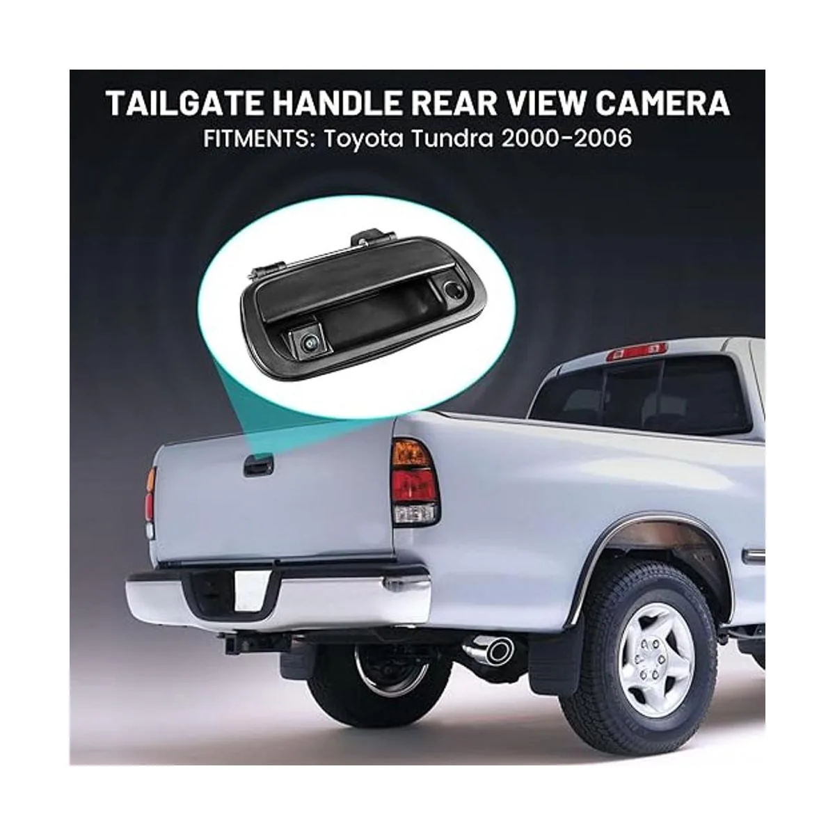 EWAY Cámara de respaldo con mango de puerta trasera para_2