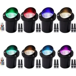 EAGLOD RGBW Luces LED para pozos luces de paisaje de_1