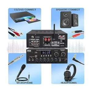 Pyle Amplificador de audio Bluetooth para el hogar_3