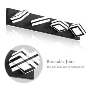 Ralbay Modernas luces LED para tocador de baño 4 luces_2