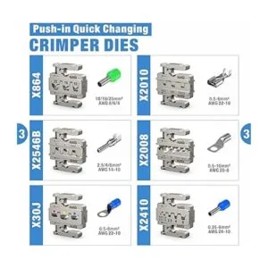 IWISS Juego de herramientas de crimpadora de alambre de_4