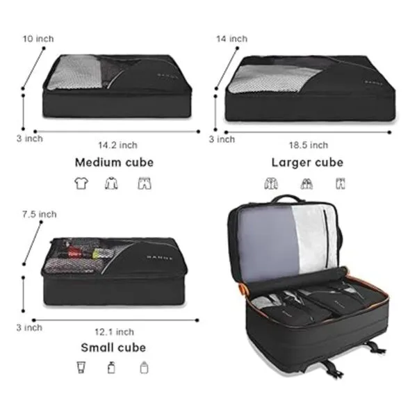 BANGE Mochila de viaje mochila de transporte bolsa de_3