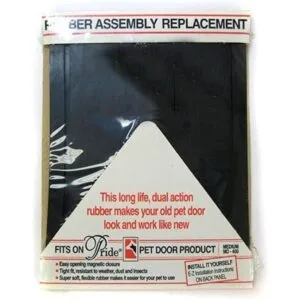 Pride Pet Doors Puerta de repuesto de goma para mascotas_2