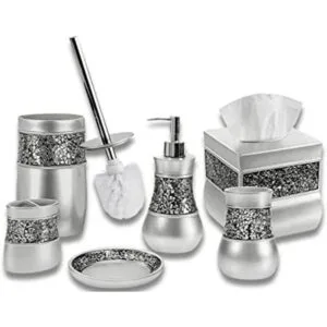 Creative Scents Juego de accesorios decorativos de baño_1