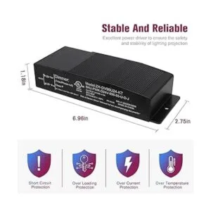 EMITEVER Controlador LED regulable de 96 W fuente de_2