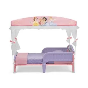 Delta Children Canopy Cama para niños pequeños princesa_6