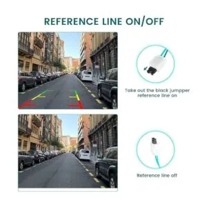EWAY Cámara de respaldo con mango de puerta trasera para_7