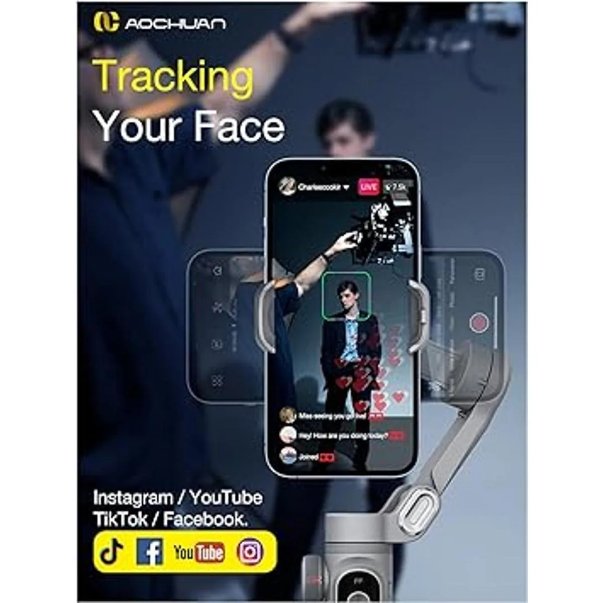 Estabilizador profesional de cardán para teléfono_5