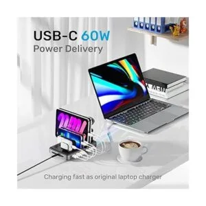 Unitek Estación de carga USB para múltiples dispositivos_3