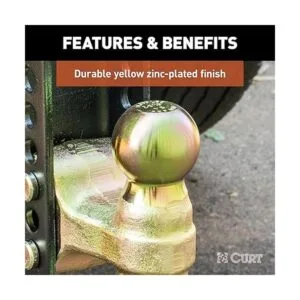 CURT 45912 Bola doble de repuesto para enganche de_6