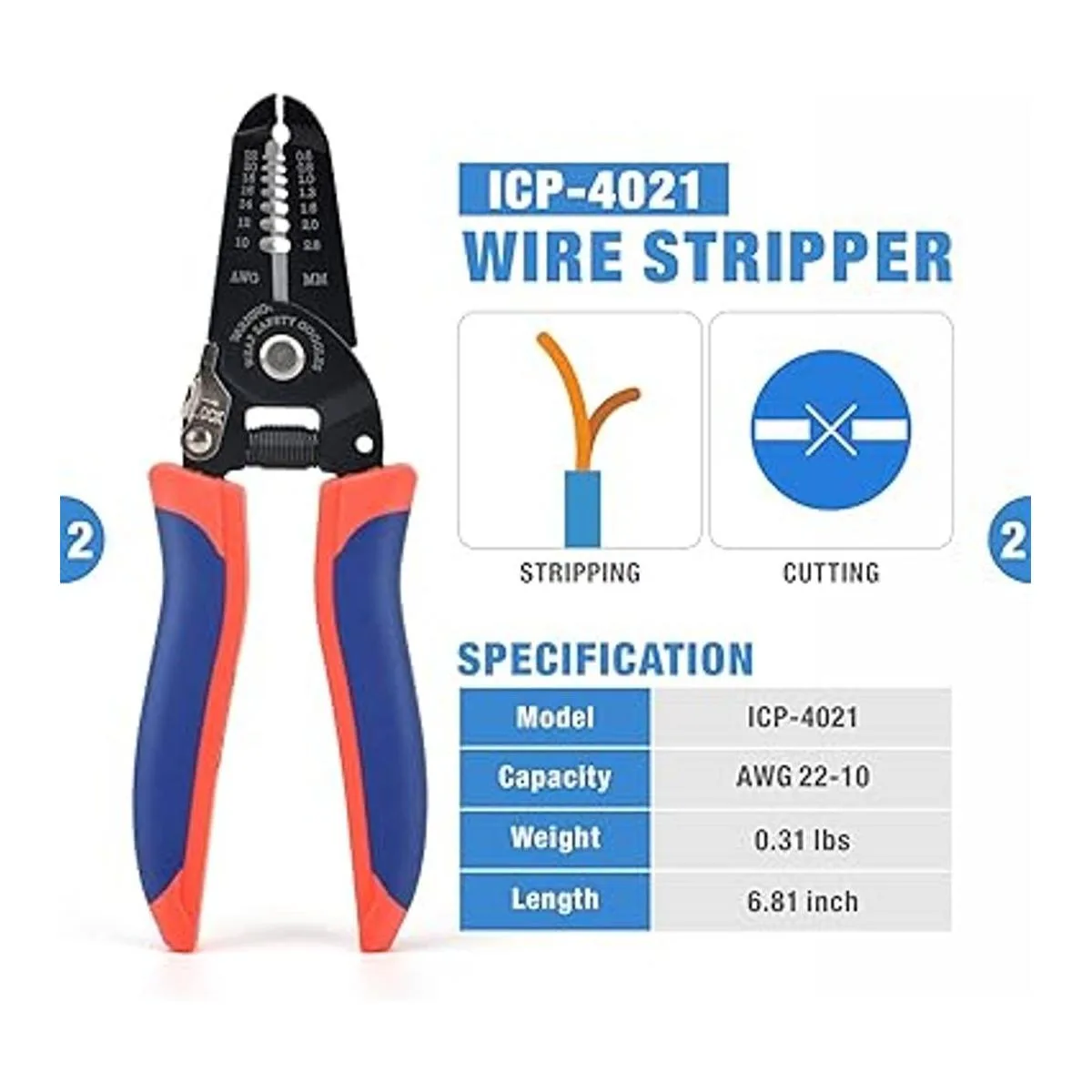 IWISS Juego de herramientas de crimpadora de alambre de_3