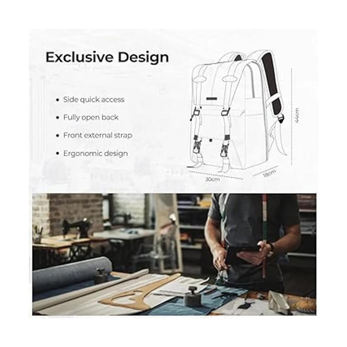 KF Concept Mochila de cámara bolsas de cámara para_3