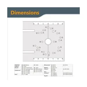 POWERTEC 71399 Plantilla de estriado para enrutador_5