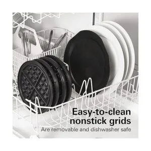 Hamilton Beach 26201 Waflera belga con placas_4