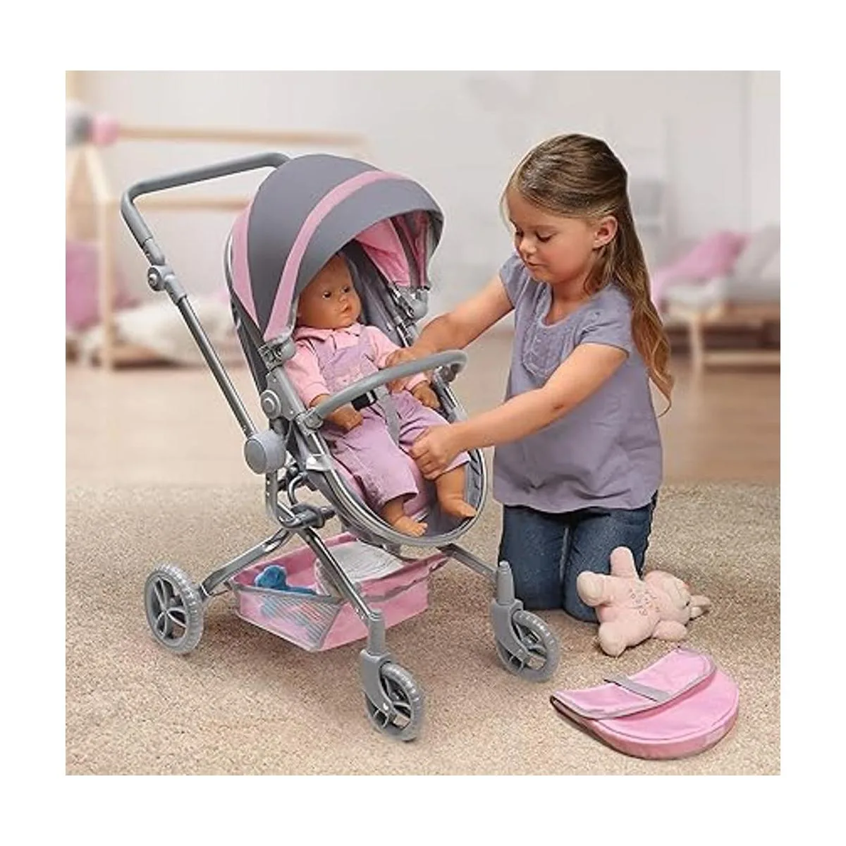 Daydream Cochecito y cochecito de muñeca individual_2