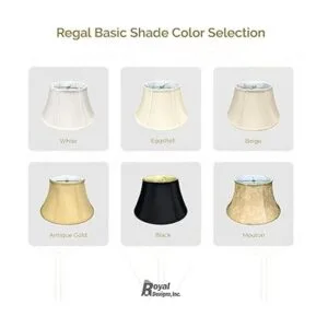 Royal Designs Pantalla de lámpara de campana de tambor_5