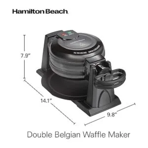 Hamilton Beach 26201 Waflera belga con placas_7