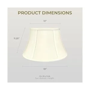 Royal Designs Pantalla de lámpara de campana de tambor_6