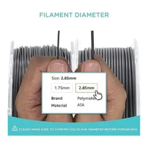 Filamento ASA de 0.112 in 0.118 in de 0.112 in ASA_5