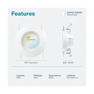 Sunco Lighting Paquete de 24 luces LED de 56 pulgadas_2