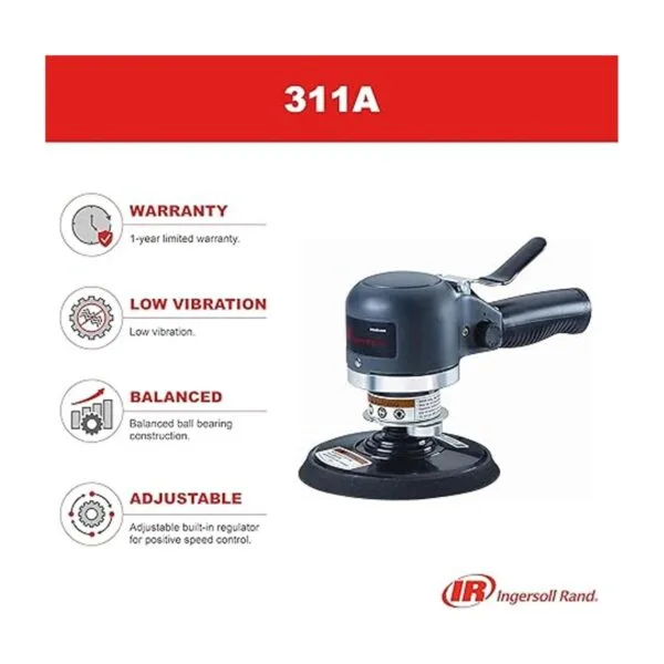 Ingersoll Rand Lijadora 311A de 6 pulgadas para trabajo_4
