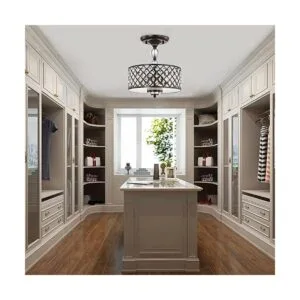 Lámpara de techo de montaje empotrado con cristales_5